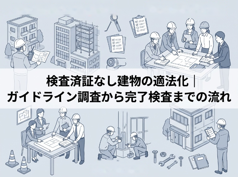 検査済証なし建物の適法化〜ガイドラインから完了検査までの流れ〜